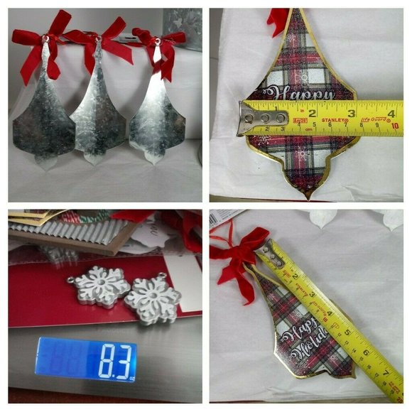 NEW Christmas Bundle Assorted Variety -Ornaments -Decals -Twine Holiday Decor - Picture 13 of 15